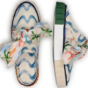 FARM Rio Multicolor Mules with Bow